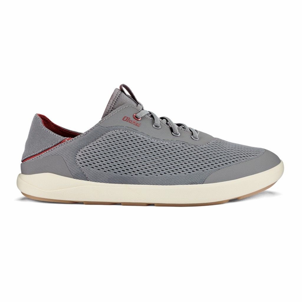 Olukai Men's Moku Pae Sneaker - Poi / Red Ochre US456-132